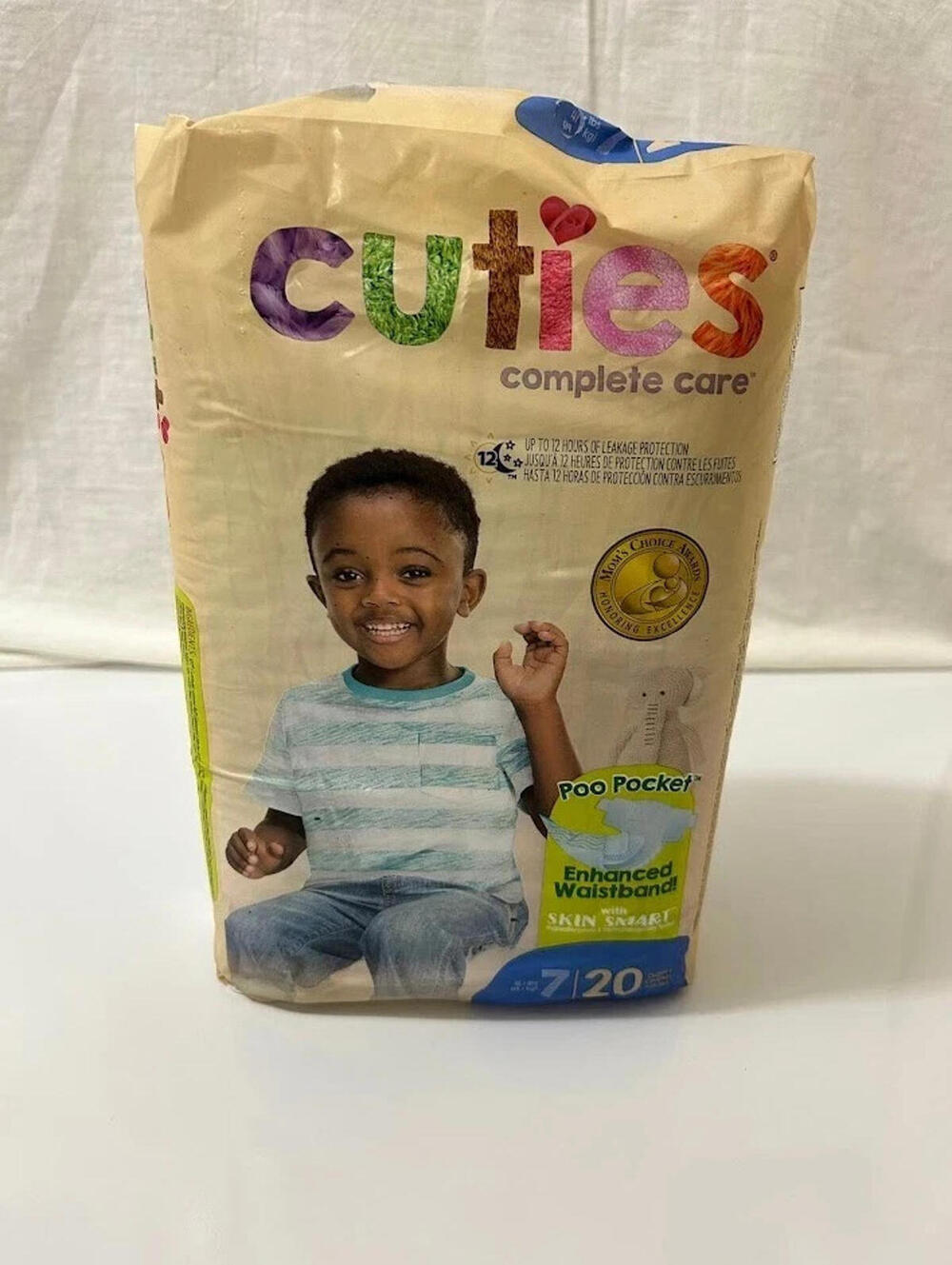 Cuties Complete Care Baby Diaper Size 7, Over 41 lbs. (20 Ct)